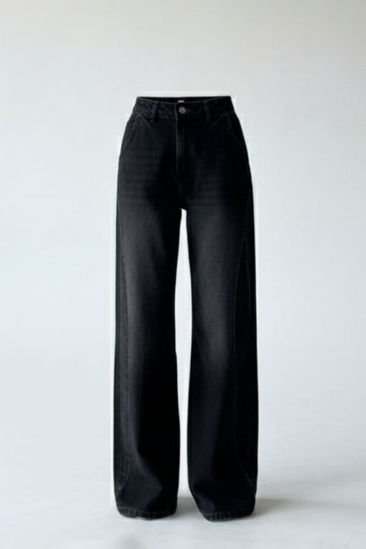 Y2K Streetwear Detail Jean Pantolon