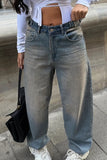 Y2K Streetwear Detail Jean Pantolon