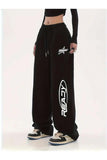 Sokak Tarzı Ready Baskılı Unisex Baggy Eşofman
