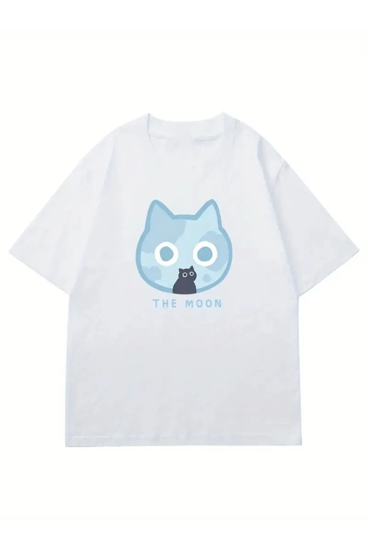 The Cat Moon Oversize Unisex T-shirt