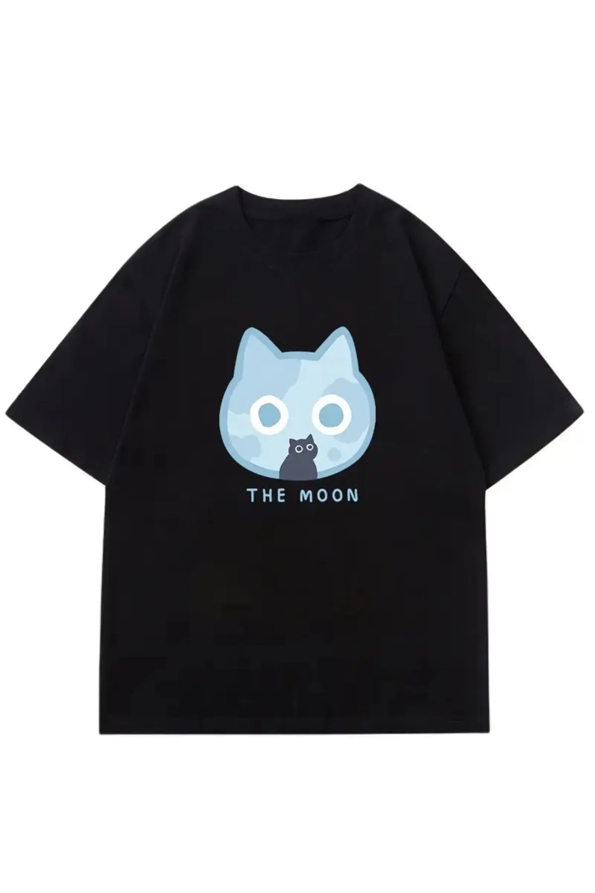 The Cat Moon Oversize Unisex T-shirt