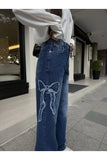 Butterfly Streetwear Baggy Mavi Pantolon
