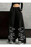 Anime Baggy Pants Baskılı Oversize Baggy Eşofman Altı
