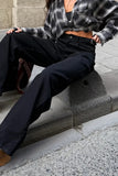Y2K Streetwear Detail Jean Pantolon