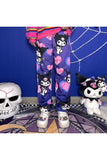 Kuromi & Heart Collage Purple Wide Leg Unisex Tracksuit