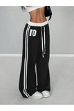 01 Number Oversize Bel İp Detaylı Baggy Eşofman Altı