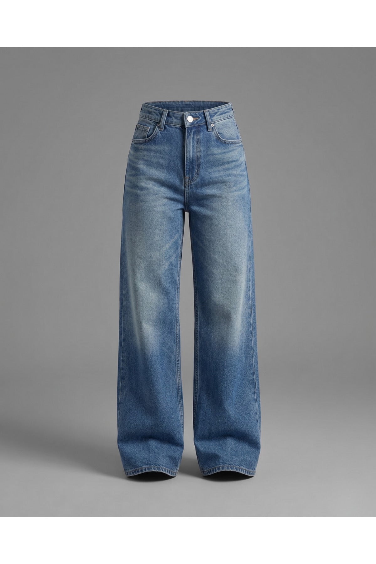 Streetwear Retro Baggy Jean Pantolon