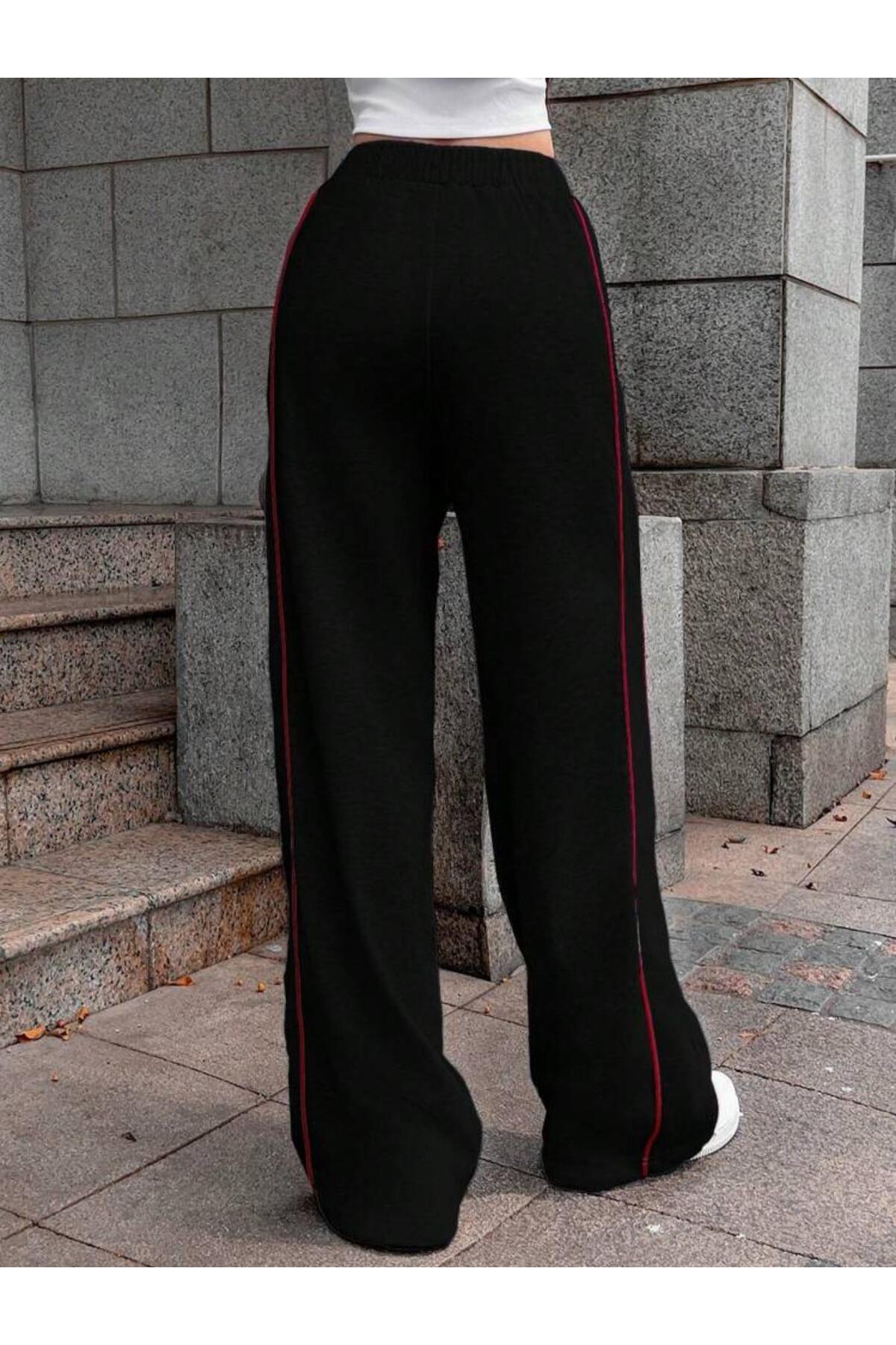 HeartBeat Oversize Bel Lastikli Baggy Eşofman Altı