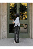 Streetwear Oversize Baggy Siyah Unisex Jean Pantolon