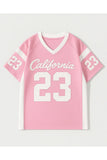Pembe California 23 Detail Unisex Jersey Forma - Pembe