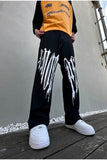 Sokak Tarzı Baskılı Unisex Baggy Eşofman