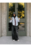 Streetwear Oversize Baggy Siyah Unisex Jean Pantolon