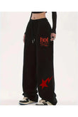 Sokak Tarzı Hot Girl Baskılı Unisex Baggy Eşofman