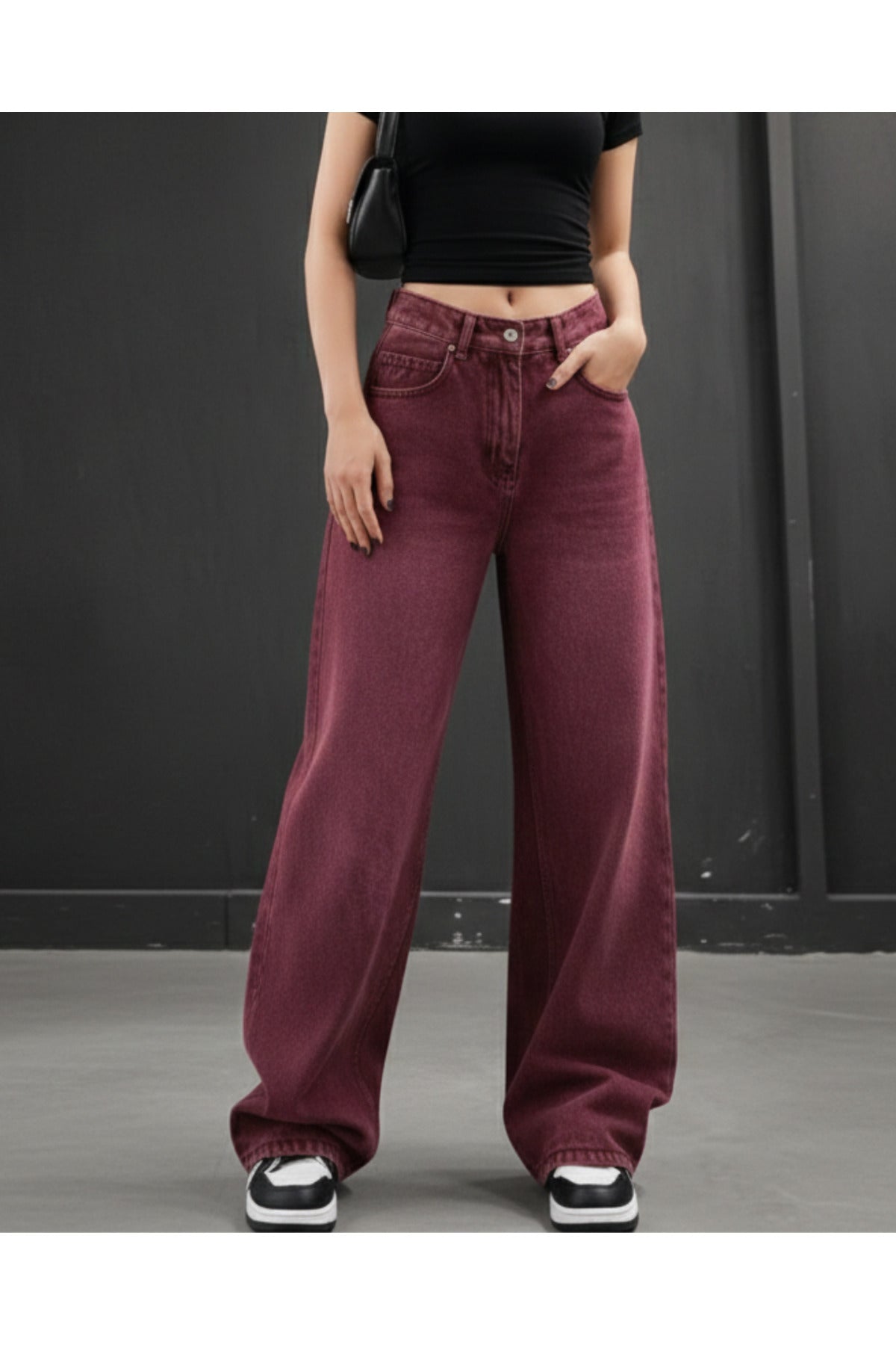 Y2K Streetwear Detail Jean Pantolon