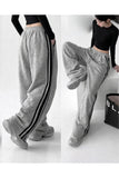 Street Flow Urban Çizgili Oversize Baggy Eşofman Altı