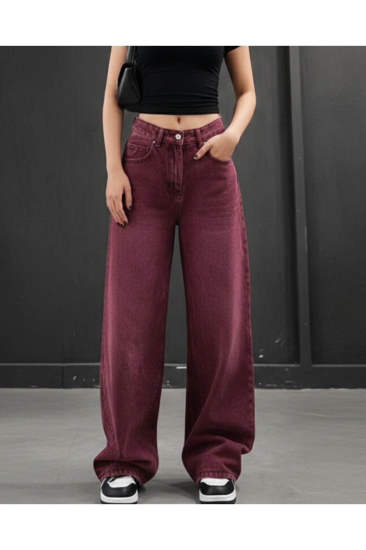 Y2K Streetwear Detail Jean Pantolon