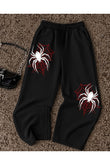 Spider Heart Baskılı Oversize Baggy Unisex Eşofman Altı