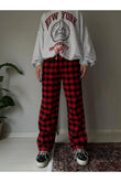 Harajuku Ekose Tracksuit Eşofman Altı