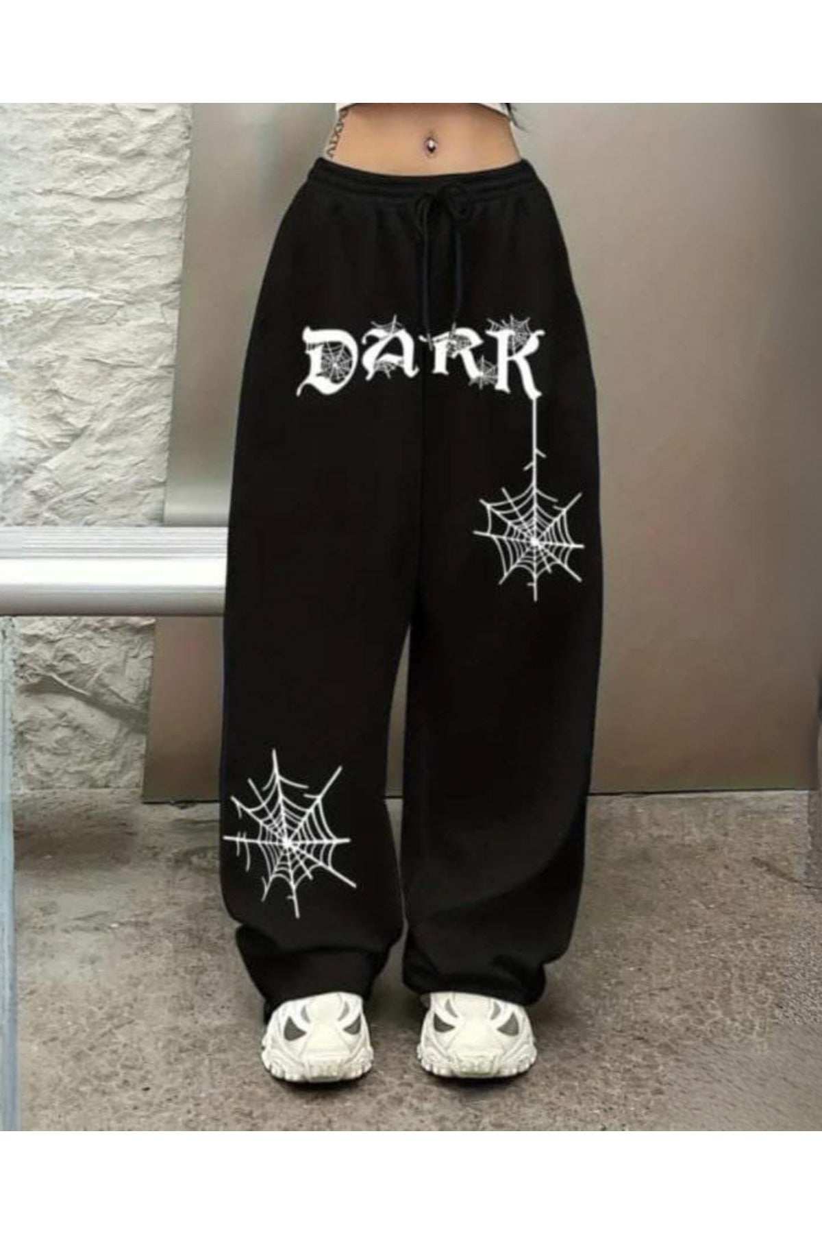 Sokak Tarzı Baskılı Unisex Baggy Eşofman