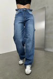 Y2K Streetwear Detail Jean Pantolon