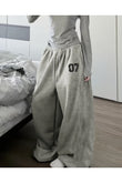 07 Number Baskılı Oversize Baggy Eşofman Altı