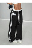 01 Number Oversize Bel İp Detaylı Baggy Eşofman Altı