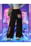 KPop Demon Hunters Baskılı Unisex Baggy Eşofman