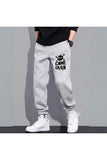 Game Over Baskılı Unisex Gri Eşofman Altı