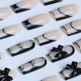 Gothic Ribbon Takma Tırnak