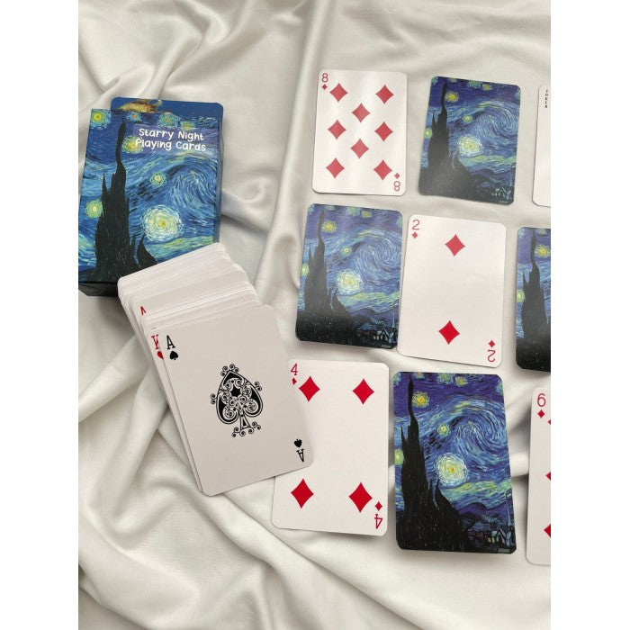 Van Gogh Yıldızlı Gece İskambil Poker Kartı