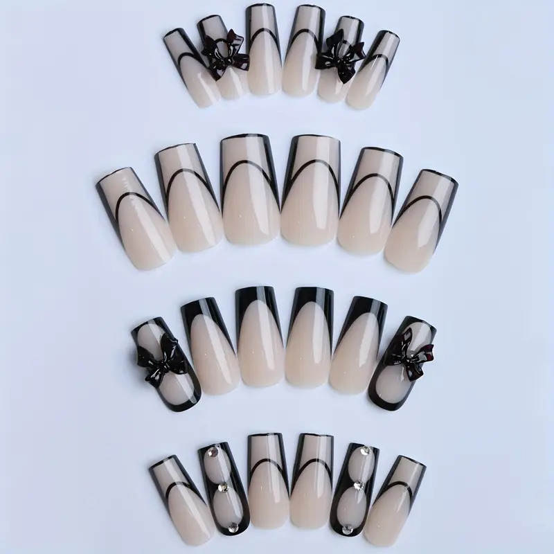 Gothic Ribbon Takma Tırnak