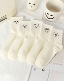 Pinterest Smile Desenli Çorap (5 Çift)