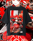 Anime Genshin Impact Baskılı Unisex Oversize T-Shirt