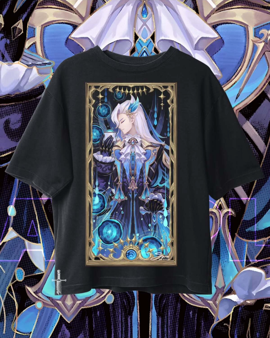 Anime Genshin Impact Baskılı Unisex Oversize T-Shirt