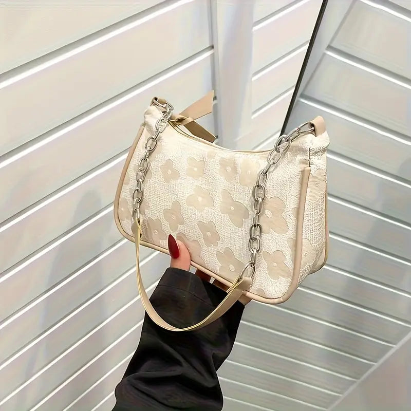 Daisy Detail Küçük Omuz Çantası