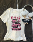 Kemer Boy Tokyo Drift Retro Japon Crop Bluz