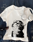 Kemer Boy Sweet Cute Cat Crop Bluz