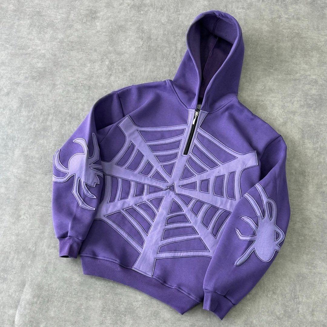 Mor Spider Web Streetwear Hoodie