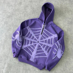 Mor Spider Web Streetwear Hoodie