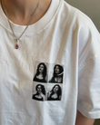 I Love My Crazy Girlfriend Baskılı Unisex Oversize T-Shirt (Kişiselleştirilebilir)