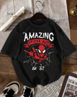 Spider Man Baskılı Unisex Oversize T-Shirt