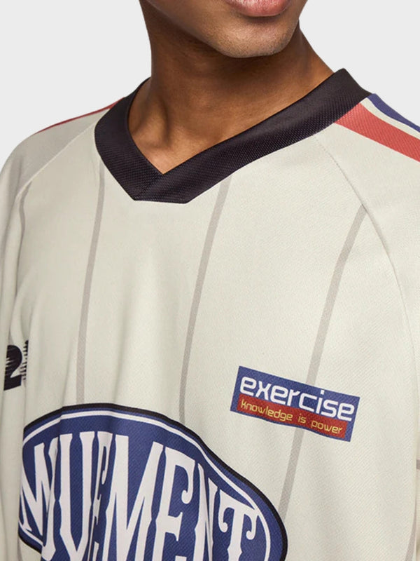 Retro Stripe Uzun Kollu Unlsex Jersey Forma