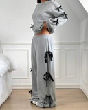 Ribbon Detail Alt Üst Eşofman Takımı