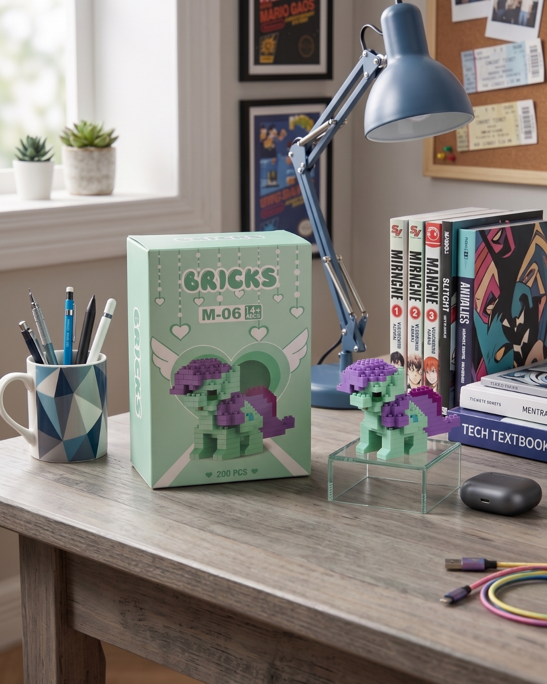 My Little Pony Küçük Parçacık LEGO Masaüstü Dekorasyonu
