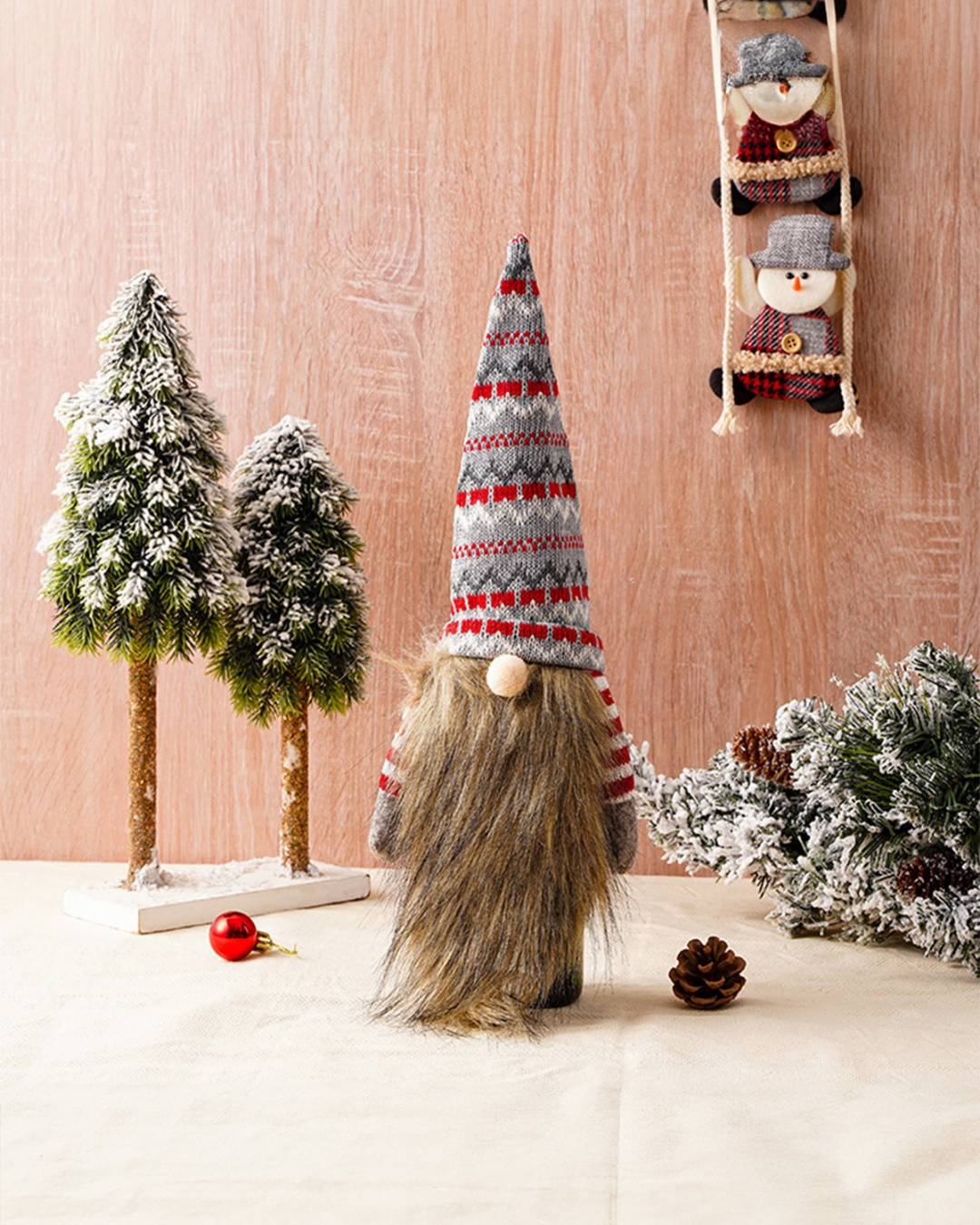 Gnome Neol Dekorasyon Seti Sevimli Peluş Noel Baba Gnome Set