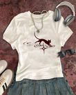 Kemer Boy Sweet Cute Cat Crop Bluz