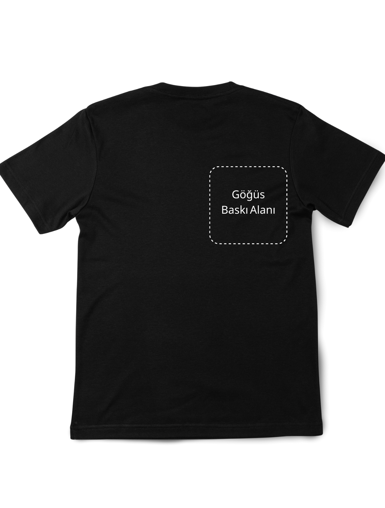 Siyah Kişiselleştirilebilir Unisex Oversize T-Shirt