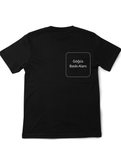 Siyah Kişiselleştirilebilir Unisex Oversize T-Shirt