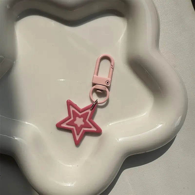Y2K Star Design Charm Anahtarlık