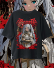 Anime Manga Serries Frieren Baskılı Unisex Oversize T-Shirt
